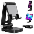 thumbnail image 1 of Soporte para teléfono celular Fanlory plegable ajustable negro, 1 of 7
