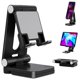 thumbnail image 1 of Soporte para teléfono celular Fanlory plegable ajustable negro, 1 of 7