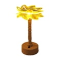 thumbnail image 2 of LED Night Light Acrylic Gift Ambient Light, Table Lamp Bedroom Bedside Decor Light, Warm Yellow Flower Shaped Desk Lamp Mini Portable Nightstand Lamp, 2 of 8