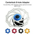 thumbnail image 3 of Aluminum Alloy Centerlock 6-hole Adapter Bike Disc Center Lock Hub Conversion 6 Bolt Disc Brake Rotor Cycling Accessory Black, 3 of 7