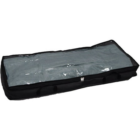 Canopy Collection Underbed Storage Bag, Rich Black Charcoal with Rich Black Trim