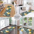 thumbnail image 6 of Yayeee Runner Rug for Bedroom 2'x6' Machine Washable Hallway Non Slip Mat, Yellow Lemons, 6 of 8