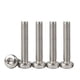 thumbnail image 1 of 10 tornillos M5x45 tornillos para máquina tornillos de cabeza redonda de acero inoxidable 304 tornillos estándar de rosca completa para equipos de maquinaria y muebles para el hogar Rojo Verde, 1 of 5