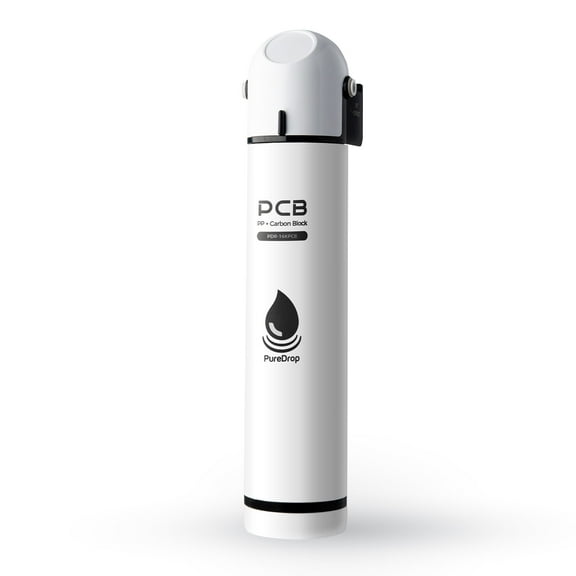 PureDrop PDR-16KPCB Under Sink Water Filter, High Capacity Under Sink Composite Filtration System, Reduces Chlorine, Bad Taste & Odor, 16K Gallons