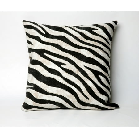 Black and White Zebra Print 20in.X20in. Decorative Throw Pillow - Walmart.com