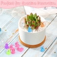thumbnail image 4 of 140Pcs Luminous Mini Resin Bunnies, Mini Bunnies Glow in the Dark Miniature Figurines Tiny Plastic Rabbits DIY Craft Mini Resin Figures for Fairy Garden Dollhouse Decor, 4 of 7