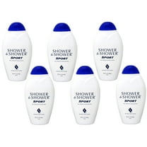 Shower To Shower Body Powder Sport, 13 oz (Pack of 6)