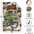 thumbnail image 5 of Military Missile Truck Dish Towels Set of 6, Camouflage Army Camo Washable Tea Towels Dishcloths Lint-Free 18x28 Inch Fast Drying for Kitchen Restaurant Bar Clean, 5 of 7