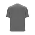 thumbnail image 3 of Stamzod Oversized Tshirts for Men Solid Color Summer Basic Tee Shirts Mens Casual Short Sleeve Crewneck T Shirt Gray E S, 3 of 6