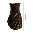 thumbnail image 3 of Dvumao Twisted Stump-Shaped Vase Tabletop Home Decor Holiday Decorations Entryway Decor, 3 of 7