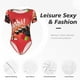 thumbnail image 4 of Balery Sushi Body de cuello redondo de manga corta para mujer Tops de manga corta Tops básicos-Medium, 4 of 7