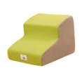 thumbnail image 2 of Escaleras para perros para camas altas, cómodas, para uso en interiores, suaves, estables, con base antideslizante, multifuncionales para perros peque 2 pasos amarillo, 2 of 8