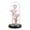 Multicolor Light, variant on Dengmore Valentine's Day Artificial Galaxy Crystal Rose Flower Light Up with Fallen Petals Gold Enchanted Colorful Foil Rose with Glass Cover Ornaments Valentines Birthday Gifts