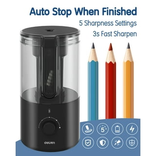  Tofficu Colored Pencil Sharpener Manual Pencil Sharpener  Electric Sharpener Colored Pencils Sharpener Electric Pencil Sharpener  Heavy Duty Pencil Sharpener Automatic Battery : Office Products