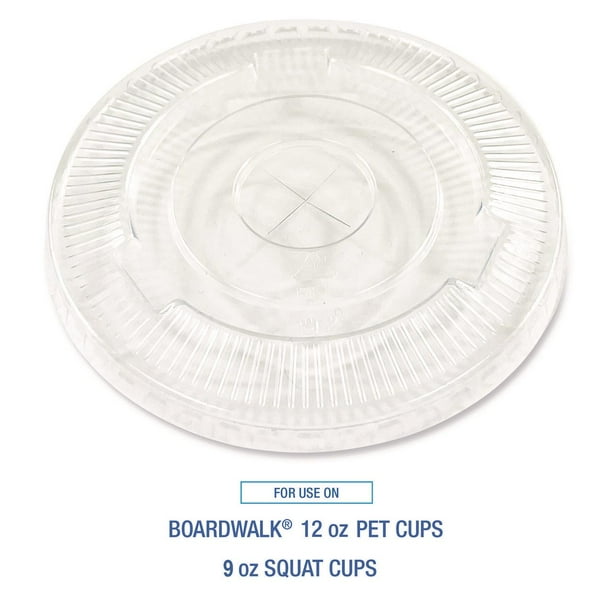 Crystal-Clear Cold Cup Straw-Slot Lids, Fits 9 to 10 oz PET Cups, 1,000/Carton Crystal-Clear Cold Cup Straw-Slot Lids, Fits 9 to 10 oz PET Cups, 1,000/Carton