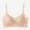 Beige, variant on Lolmot Maternity Bras for Pregnancy Ladies Traceless Comfortable Ice Silk Breathable No Steel Ring Front Buckle Breastfeeding Bra Underwear Invisible Bra