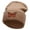 Khaki, variant on The Monarch Butterfly Embroidered 12 inch Acrylic Cuffed Long Beanie - Lt Blue OSFM