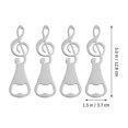 thumbnail image 2 of 4pcs Bouchons de Boisson Détachant Ouvre-Bouteille Manuel Note Musicale en Forme d'Ouvreur, 2 of 7