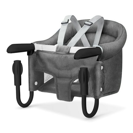 Hook On High Chair, Portable Baby Clip on Table High Chair, Space Saver High Chair