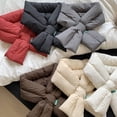 thumbnail image 5 of Jesscasday Warm Down Filling Neck Wrap Scarf Breathable Neckerchief Winter Thick Padded Puffer Scarves Neck Warmer for Women Men, 5 of 20