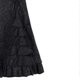 thumbnail image 4 of Skirt Clearance Women Punk Style Retro Mermaid Skirt Vintage Long Ruffle Slim Fit Fishtail Skirt, 4 of 5