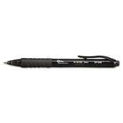Office Impressions Roller Ball Retractable Gel Pen, Black Ink, Medium, Dozen