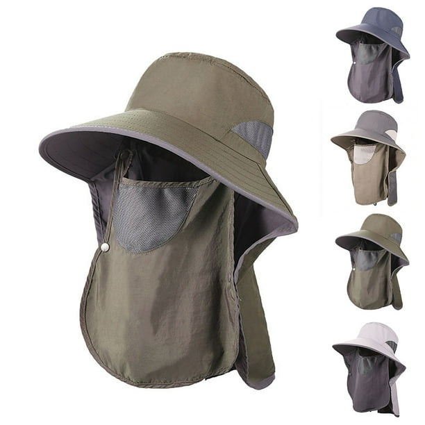 Wide Brim Sun Hat – Multifunctional Protection Bucket Fishing Hat Cap 