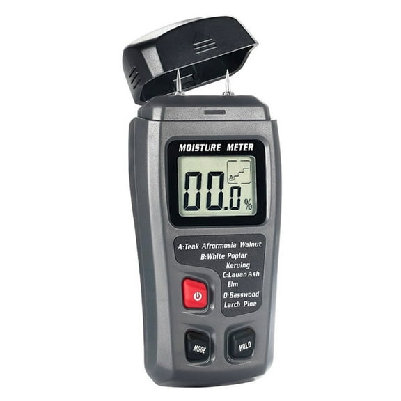 Digital Wood Moisture Meter EMT01 Professional 0~99.9% Timber Hygrometer Portable Tool LCD Display Timber Damp Detector ,Accurate Test Read