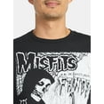thumbnail image 4 of Misfits Men's and Big Men's Fangs Graphic Tee with Short Sleeves, Sizes XS-3XL, 4 of 5