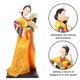 thumbnail image 4 of Decoración de muñeca Hanbok coreana, coleccionable, tradicional coreana, decoración de muñeca Hanbok, estilo de tocado aleatorio, 4 of 7