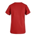 thumbnail image 5 of DYTTDG Plus Size Women's V-Neck Tunic Top, Short Sleeve with Pockets, Solid Color Casual Loose Fit Blouse (L-5XL), 5 of 6