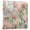 Abstract Pink Floral Pattern, variant on Photo Album 11.8x11.2 Inch Leather Cover Photo Book Scrapbooking Albums for Weddings Birthdays Anniversaries Watercolor Red Maple Leaves