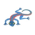 thumbnail image 2 of Xihbxyly Escultura de Geco de Metal Artesanal, Arte Mural de Lagarto de Hierro, Decoración Vibrante para Exteriores E Interiores, Fácil de Colgar, Ideal para Vallas de Jardín, Regalo para Amantes de, 2 of 2