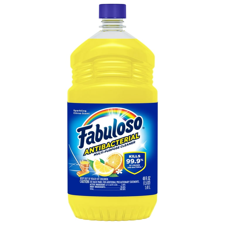Antibacterial Multi-Purpose Cleaner, Sparkling Citrus Scent, 48 oz Bottle Antibacterial Multi-Purpose Cleaner, Sparkling Citrus Scent, 48 oz Bottle