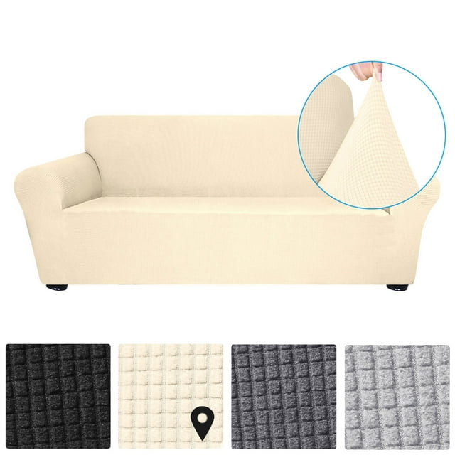 Yeacher Housse de Canapé Extensible Antidérapante Douce Housse de Canapé Lavable pour Salon Enfants