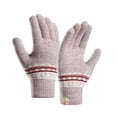 thumbnail image 1 of Decodeary Winter Warm Touch Screen Gloves Soft And Warm Wide Application Easy To Clean Cycling Gloves Purple, 1 of 6