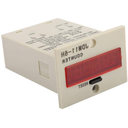 6 Digits Electronic Counter LED Digital Display Counter 0-999999 ...