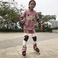 thumbnail image 3 of Rodilleras y coderas para niños y jóvenes, equipo de protección para patines, ciclismo, BMX, monopatín, patinaje en línea, scooter y deportes de equitación., 3 of 3