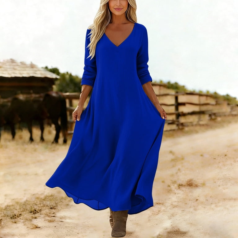 casual dresses for dinner SELONE Wedding Guest Women Winter Elegant Dresses Long Sleeve Formal Dress Cocktail Dresses Midi Rehearsal Dress Evening Dresses Prom Dresses Party Dresses Homecoming Dresses Fashion Sleeve Casual Dresses | Everyday Dresses