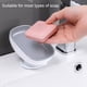 thumbnail image 4 of Jabonera con ventosa y orificio de drenaje, organizador de jabón de baño con drenaje automático, soporte para esponja de cocina, 4 of 8
