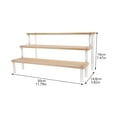 thumbnail image 2 of Crafts Display Stand Layered Step Rack Organization Shelf Cupcake Topper Dessert Stands, 2 of 8