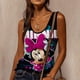 thumbnail image 4 of Camiseta sin mangas de Mickey Mouse, camiseta informal de verano para mujer, camiseta con estampado coreano Harajuku, top suspendido con estampado de Disney Kawaii, 4 of 5