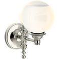 thumbnail image 3 of Kohler Lighting 22546-Sc01 Damask 11" Tall 1 Light Water Globe Wall Sconce - Bronze, 3 of 7