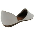 thumbnail image 3 of Gentle Souls Womens Etsu Flat Slip-on Shoe, White, US 5.5, 3 of 3