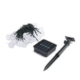 thumbnail image 1 of Guirnalda brillante solar, luces de hadas 50 bolas de cristal LED IP65 a prueba de agua, conector USB adicional, 8 modos de luces decorativas interiores y exteriores, hogar / jardín / fiesta / patio / fiesta / boda (colorido) LingWen 8390615240864, 1 of 1