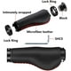 thumbnail image 1 of Puños de manillar de bicicleta de cuero sintético Puños ergonómicos antideslizantes 22 mm JFHHH pequeña, 1 of 2