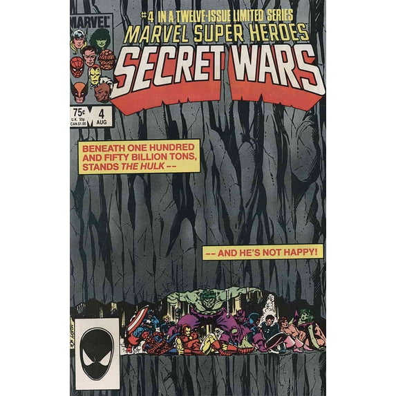Marvel Super Heroes Secret Wars #4 VF ; Marvel Comic Book