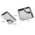 thumbnail image 7 of Dream Lifestyle Snack Trays, Stainless Steel Divided Snack Plates for Party Appetizers Chips and Dip, Serving Platters Food Tray Serving Trays for Fruits Dessert Salad ,Home Wedding Party Platters, 7 of 7