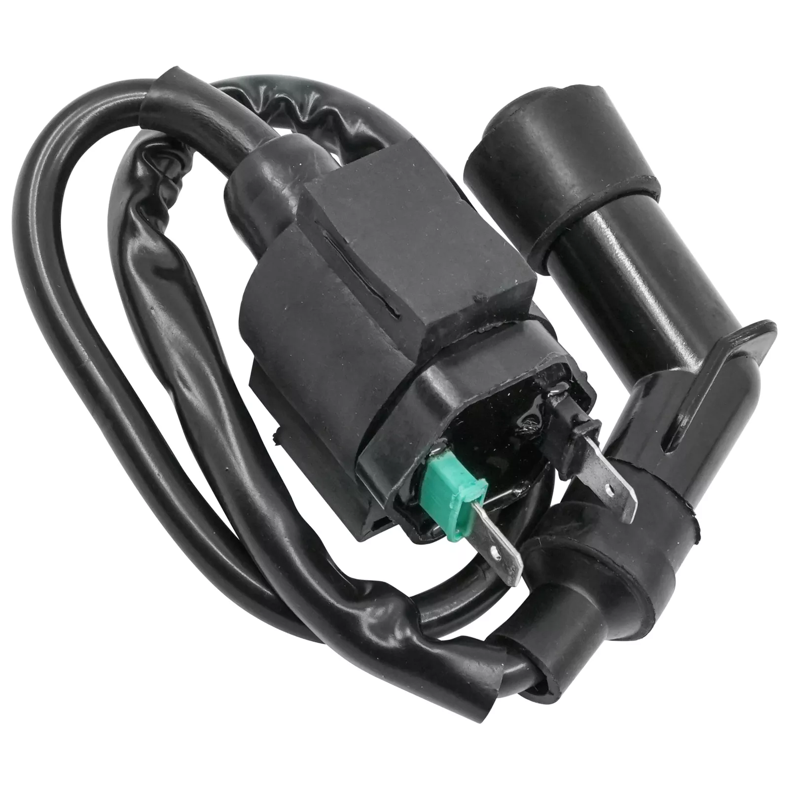 Caltric Ignition Coil - Compatible With Honda VTR250 VT-R250 Interceptor 250 1988-1990, Replacement Motorcycle Part
