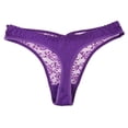 thumbnail image 1 of Tangas sexys calientes de encaje morado Tanga Bragas de tanga Ropa interior de lencería Ehuebsd Para estrenar, 1 of 5